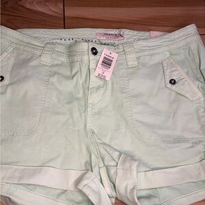 Size 20 NWT Torrid Mint Green Women's Stretch Cotton Shorts